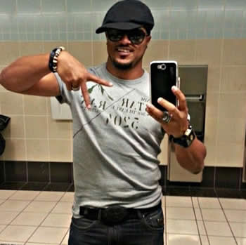 Van Vicker's Restroom Pose