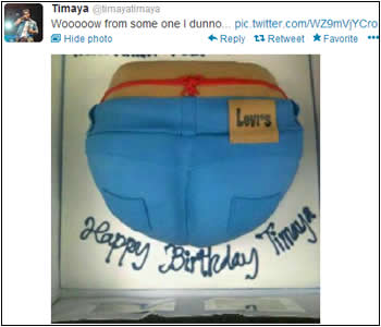 Timaya's Birthday Cake