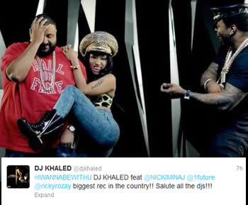 Dj Khaled and Nicki Minaj